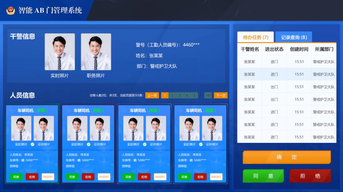智能AB門(mén)管理系統(tǒng)